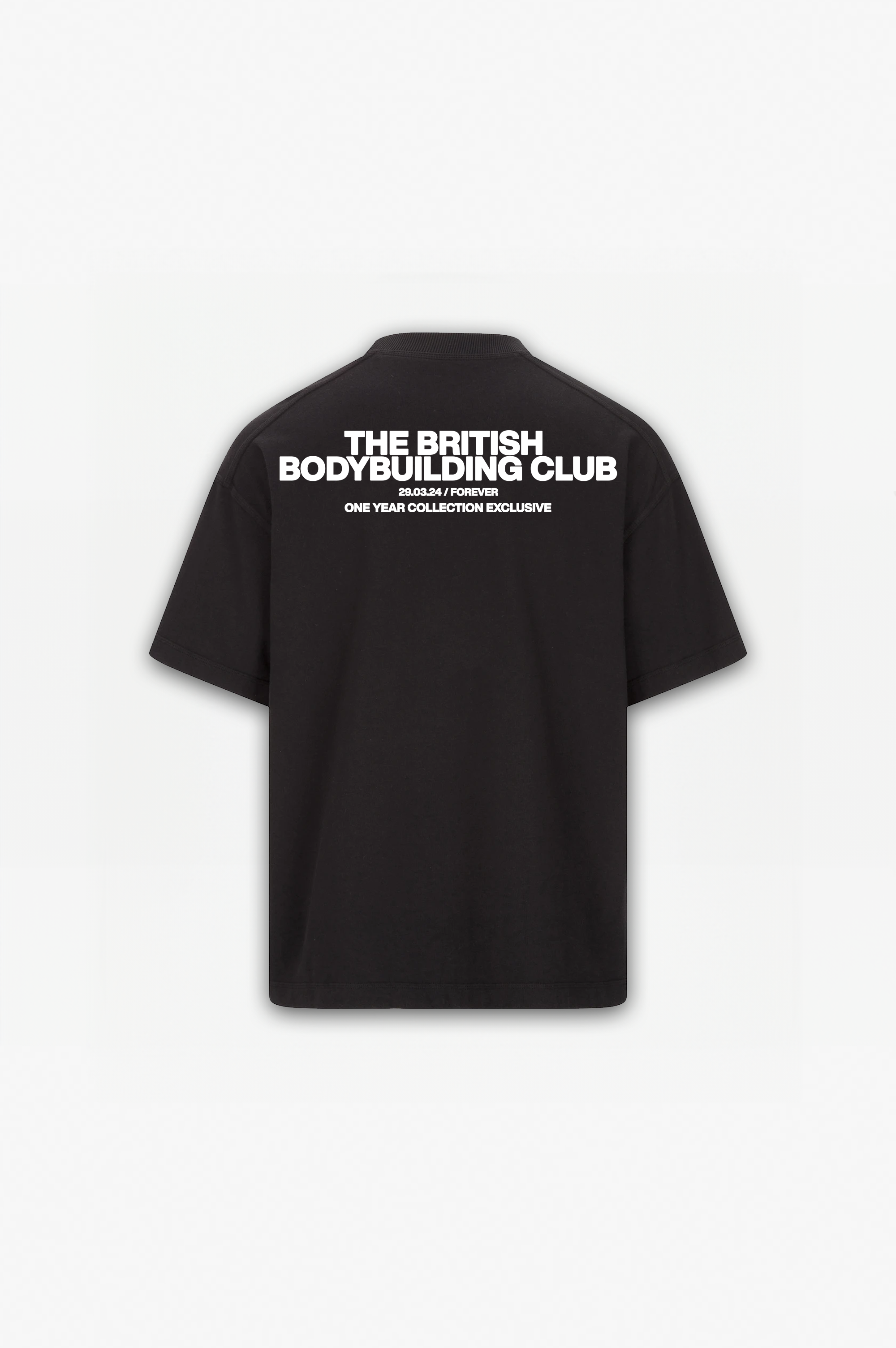 One Year: British Bodybuilding Club T-Shirt Black