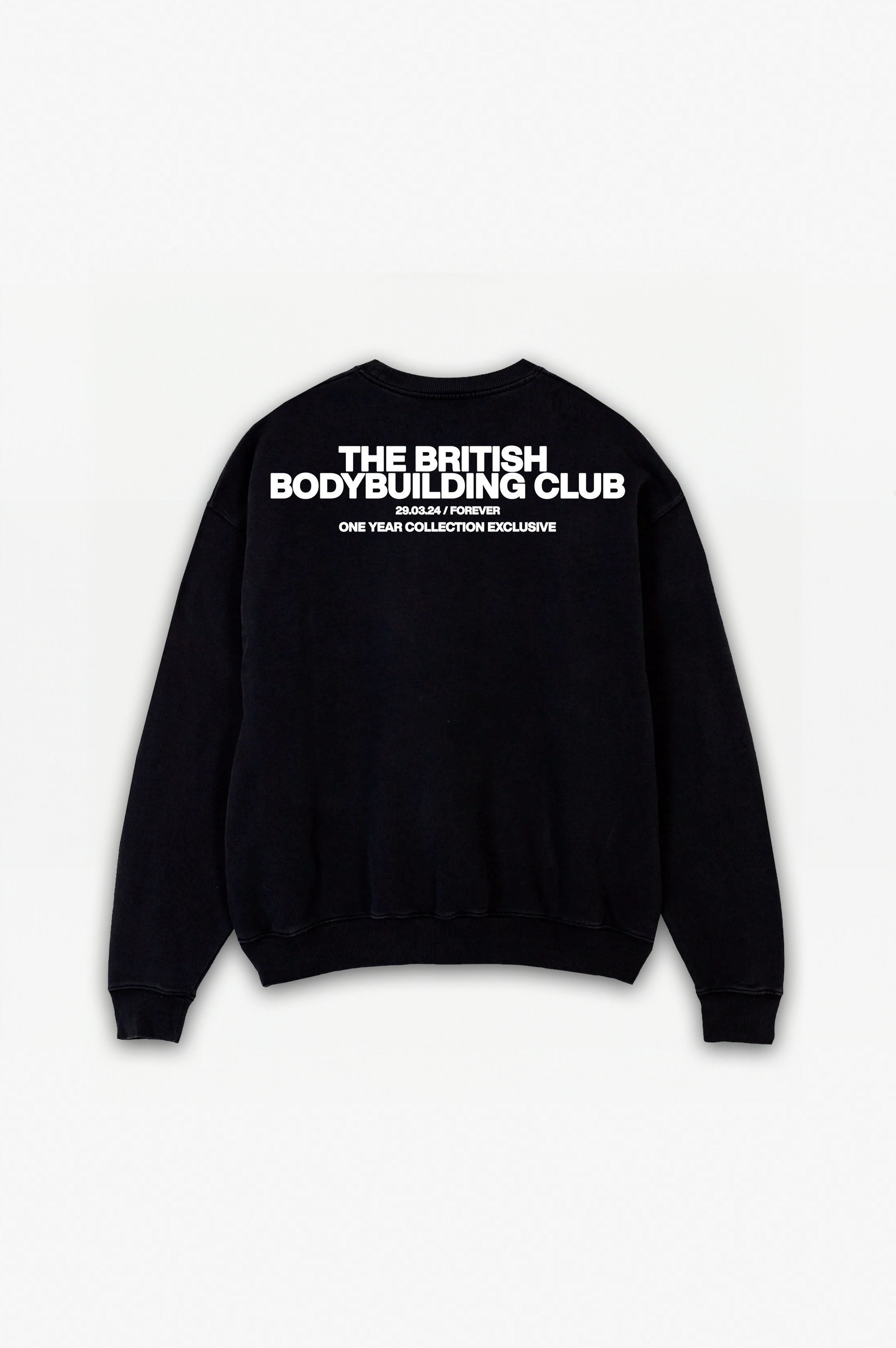 One Year: British Bodybuilding Club Sweatshirt Black