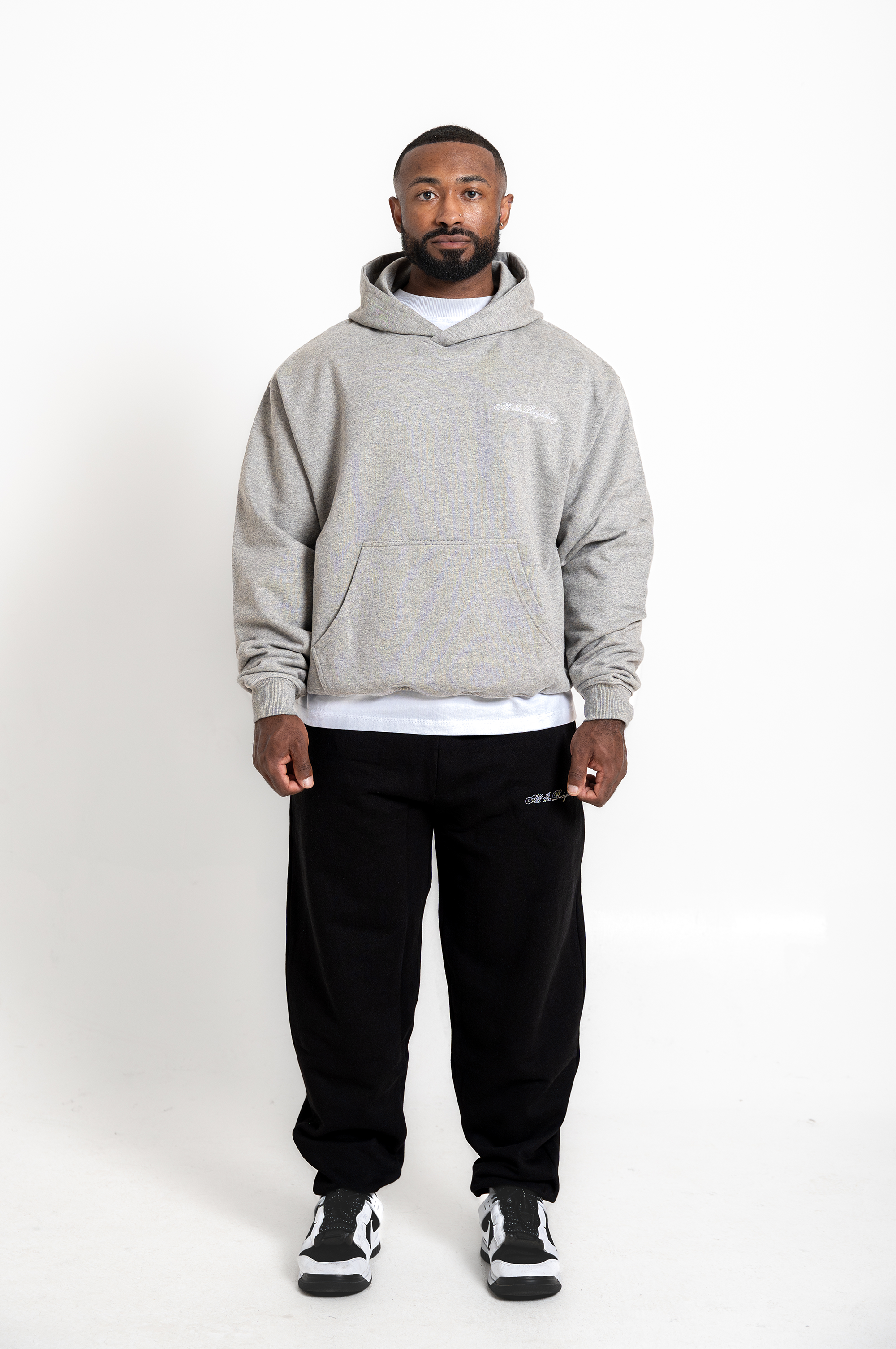 All In Essentials Pullover Hoodie Grey Marl